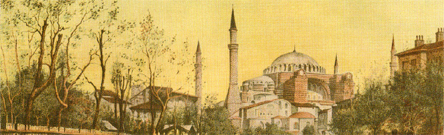 Фрагмент шамаиля "Мечеть Ая Суфия". Нач. XX века.
